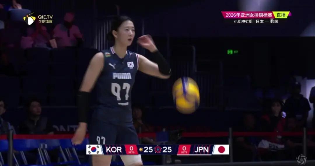 韩国女排的自主选择！14：00女排亚锦赛首场1/4决赛韩国队Vs泰
