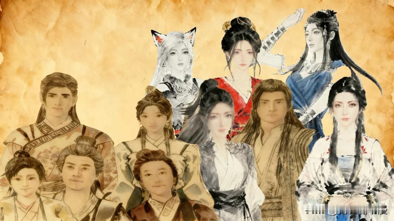 《凡人修仙传》里美女如云，我最喜欢银月。她本是灵界银月狼族的狼族第一美女，身份尊