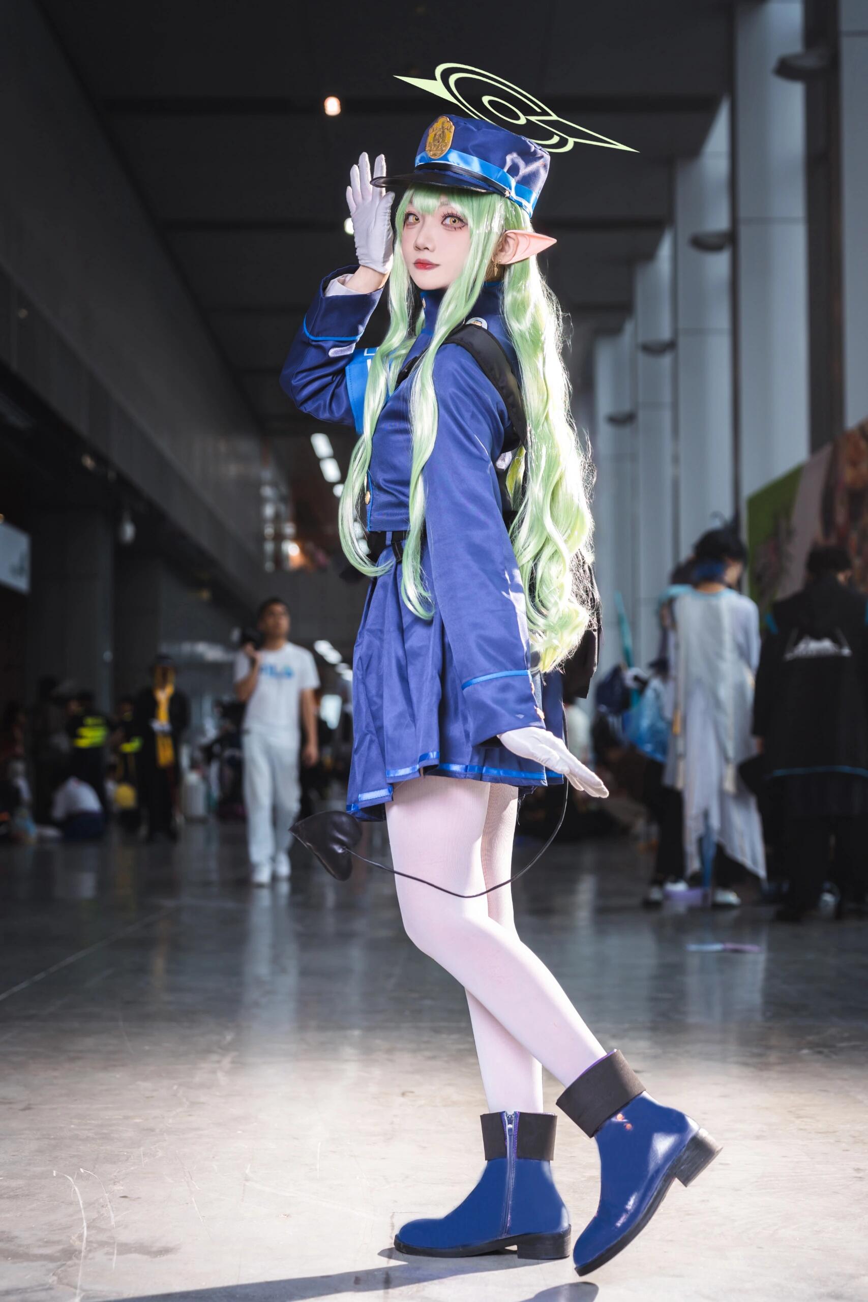 小萝莉 白丝即正义 铁道双子cos 蔚蓝档案cos cosplay
