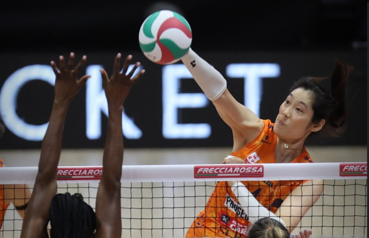 朱婷打出MVP级表现，助庄宇珊保级成功。北京时间2月22日凌晨，意甲女排常规赛