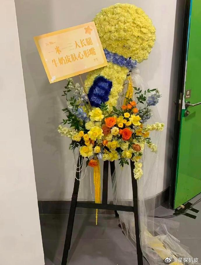 李一桐给刘宇宁演唱会送花篮李一桐送刘宇宁花篮李一桐给刘宇宁演唱会送花篮。哈哈哈哈