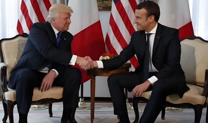 马克龙也不装了，美国吃不下格陵兰岛，法国这是想拆美国的台？法国总统马克龙突然