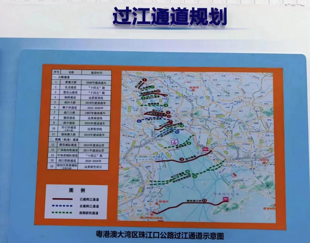 【珠江过江通道还有谁？】随着莲花山通道最近开启勘察招标，确定将采用隧道模式。这意