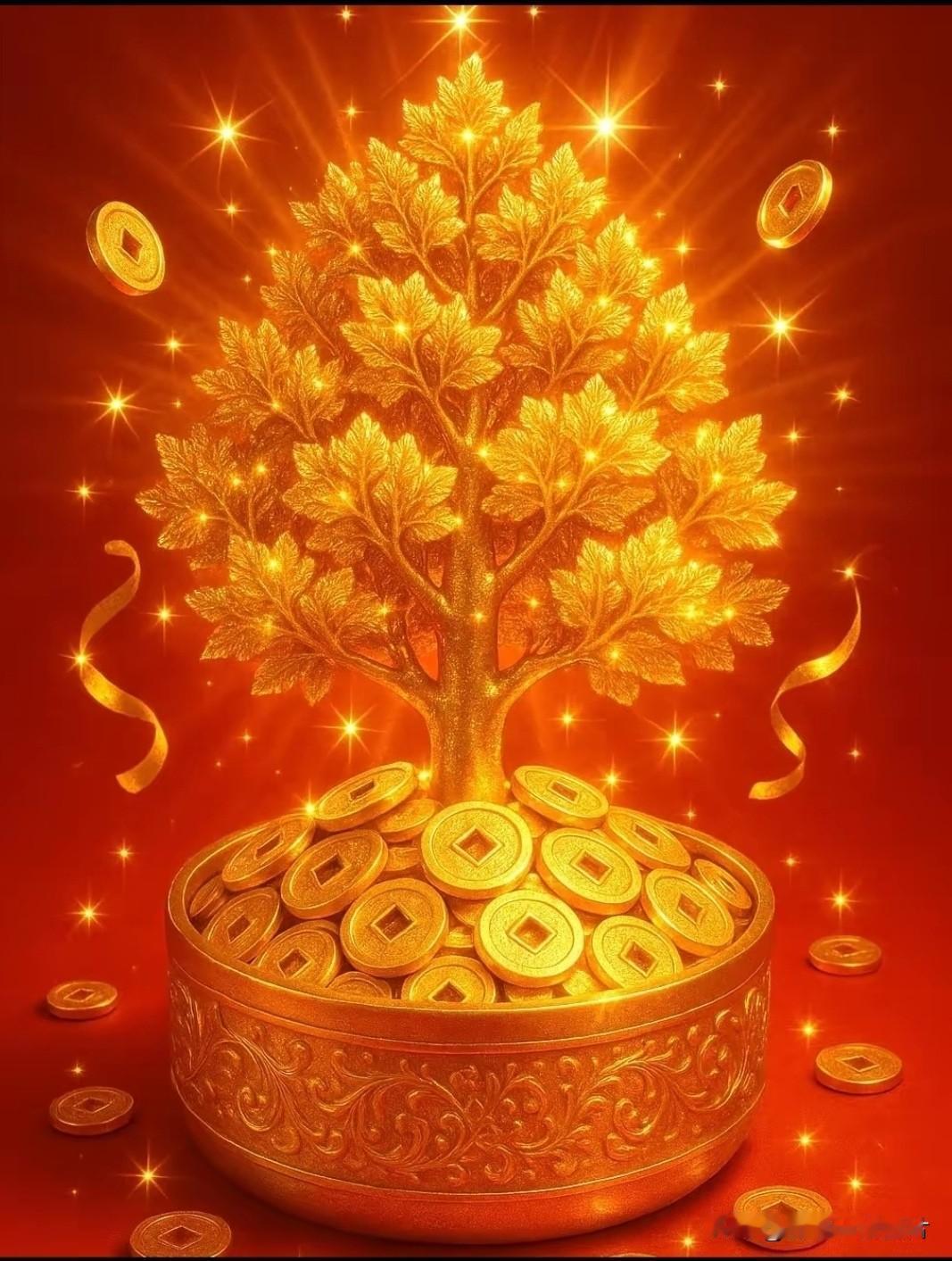 家有发财树，财源挡不住。