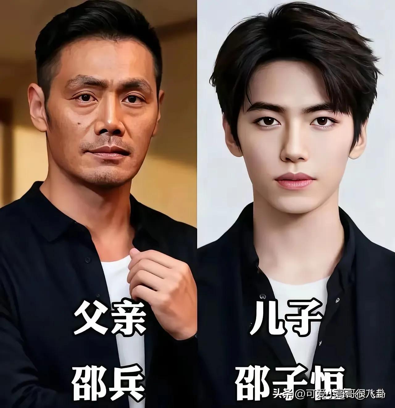 爸爸颜值高，儿子的颜值也很高。沙溢分享了一家四口的幸福日常，包括夫妻俩的甜蜜互