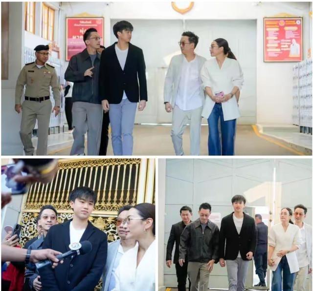 果然不出所料，泰国前总理英拉终于派遣自己的儿子23岁的素帕赛，前往监狱探视他信了