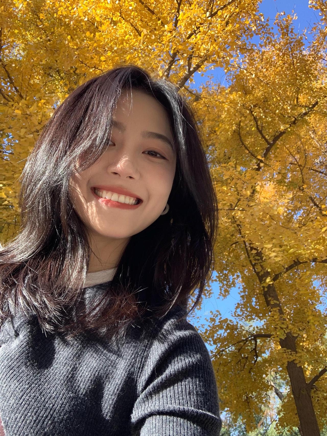 这个季节到北京旅游，拍到了人生照片，真的好开心。