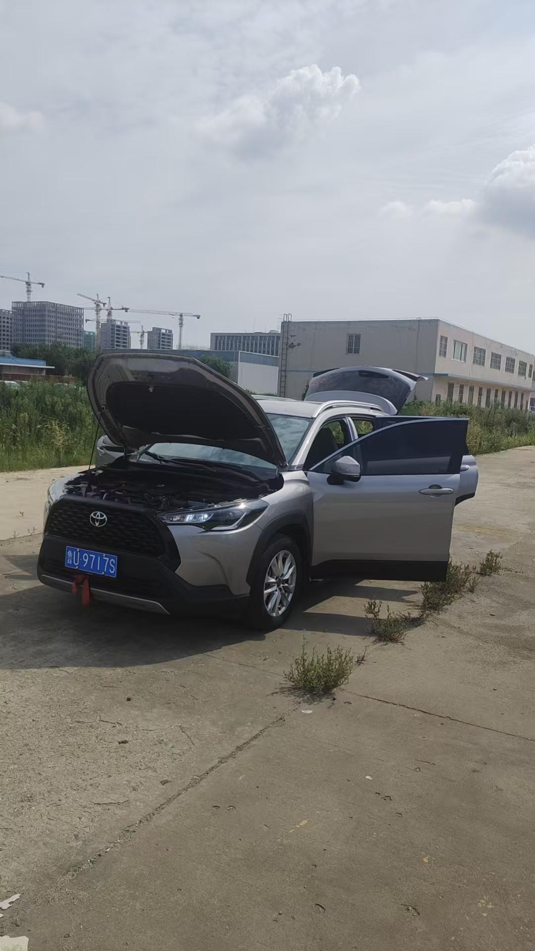 丰田卡罗拉锐放。就让秋风带来我的爱车