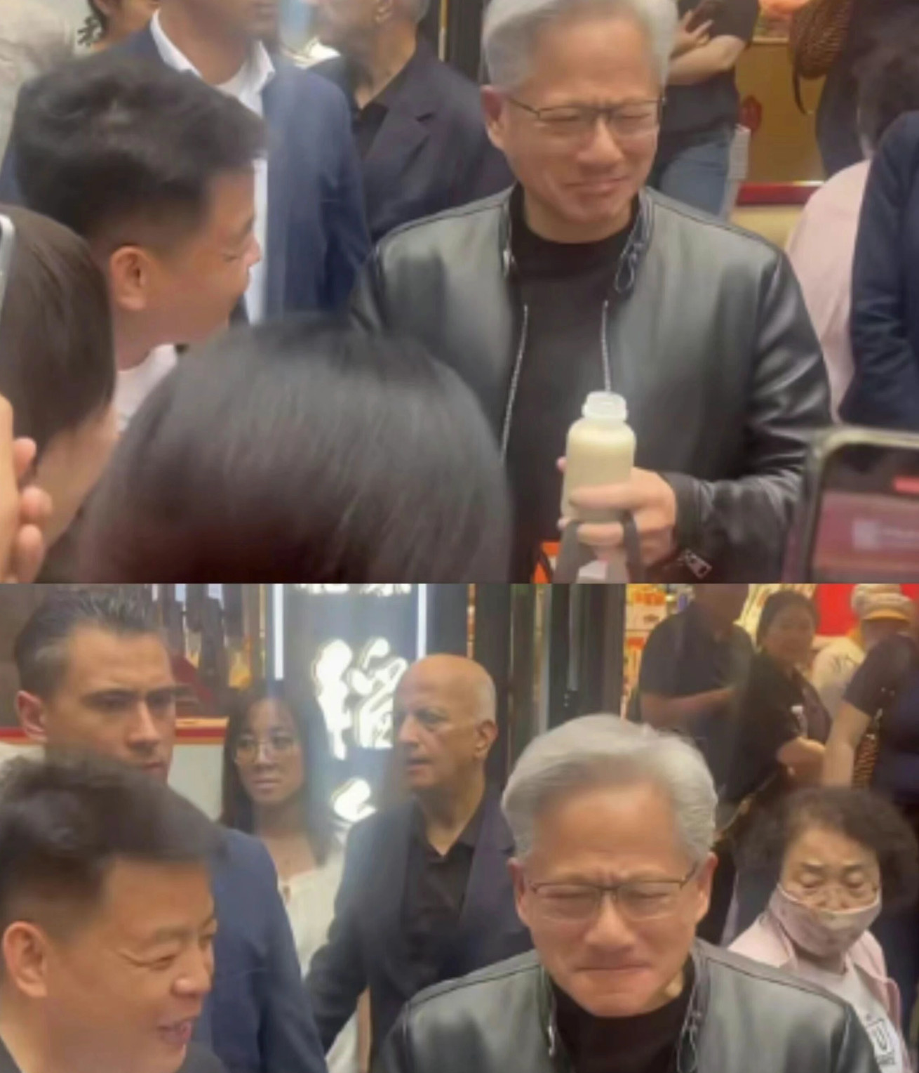 老黄来了北京也不能免俗吃炸酱面、喝豆汁儿，还尝了尝蜜雪冰城，咱就是说北京这天穿皮