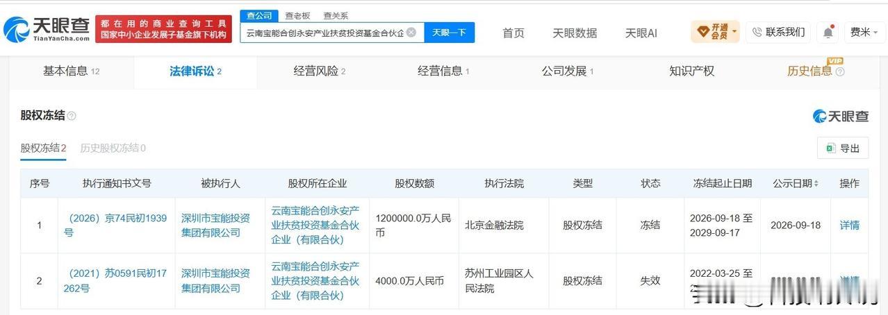 【宝能集团所持120亿元股权被冻结宝能集团120亿元股权被冻结】天眼查App