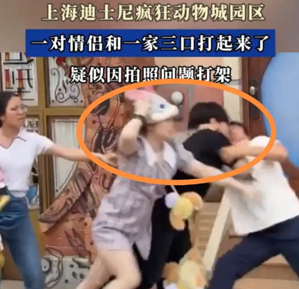 上海迪士尼两名游客因拍照问题动手事件，全网都在声讨那位戴帽女孩。刚刚看了原视