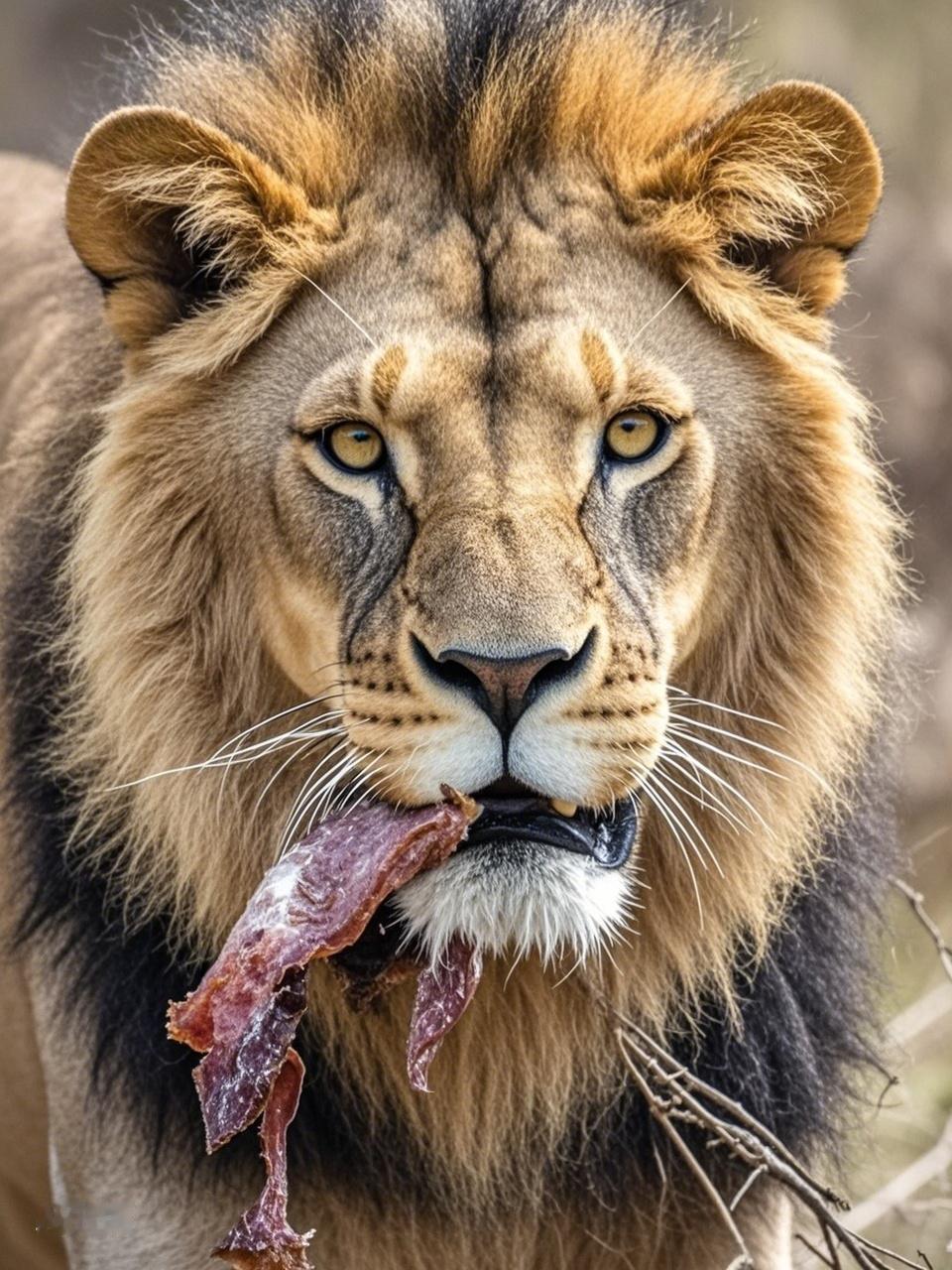 【狮子邀请狐狸去山谷捕猎，答应把捕到的猎物一半给它，狐狸想了想就去了。到了山谷狮