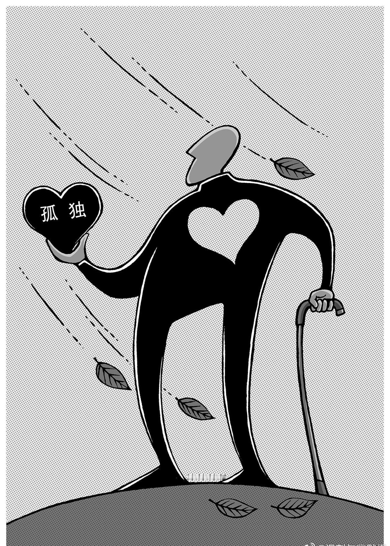 【惊心一幕】近日，北京某小区保安发现一位白发老人正颤巍巍地从26层空调外挂机护