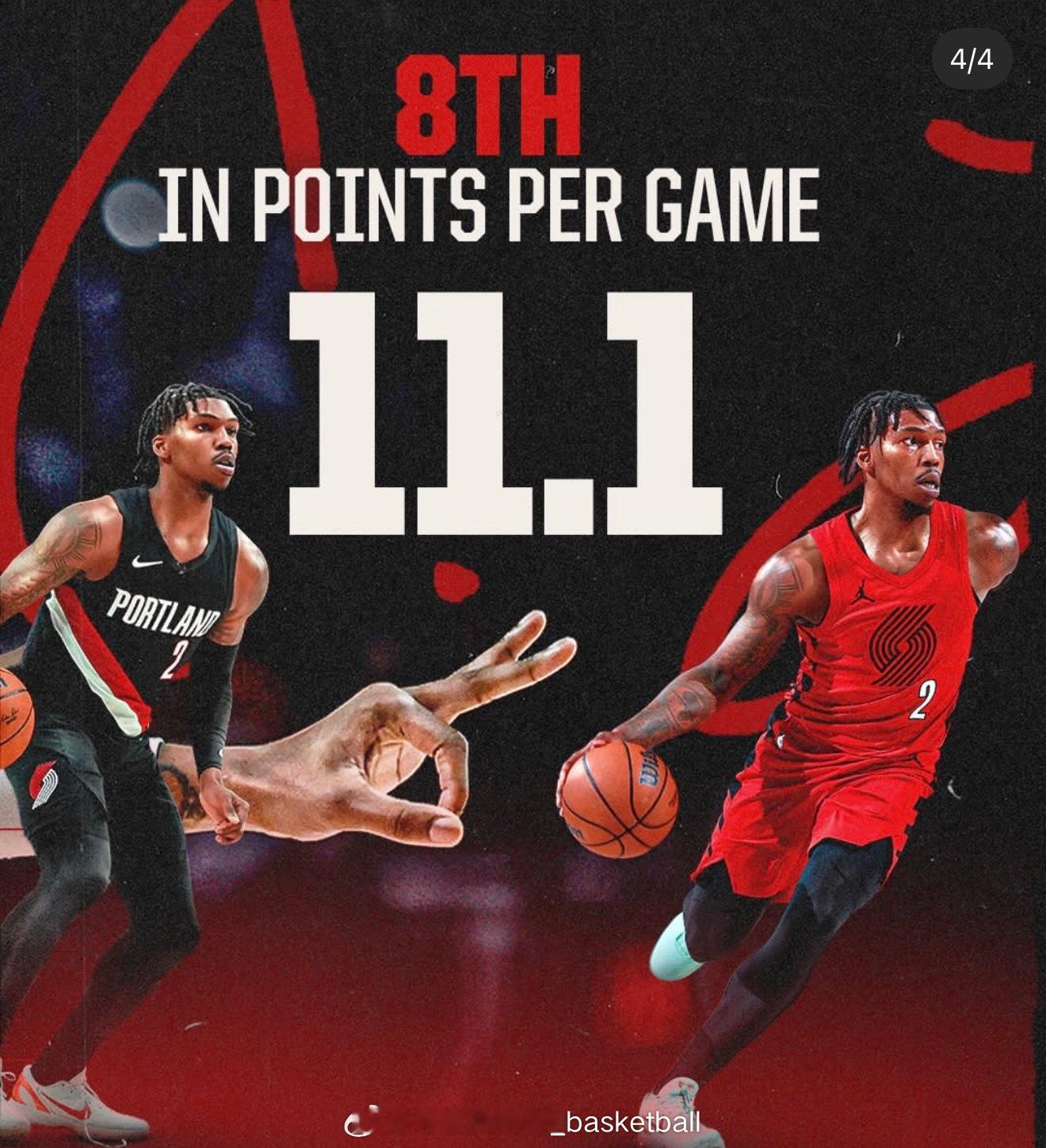 开拓者没好好培养16顺位的杨瀚森，给落选秀caleblove培养出来了，他本赛