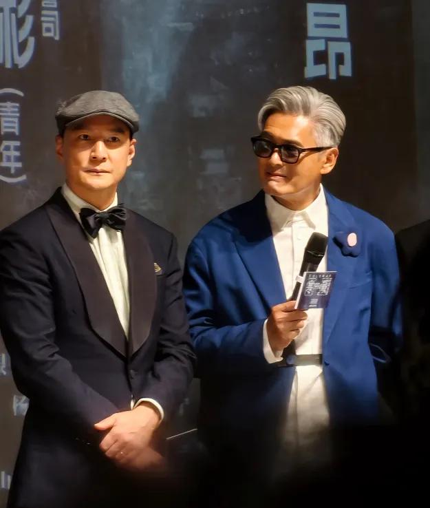 寒战首映礼现场，郭富城、周润发、梁家辉、吴彦祖现身首映礼现场四大港星同框画面太养