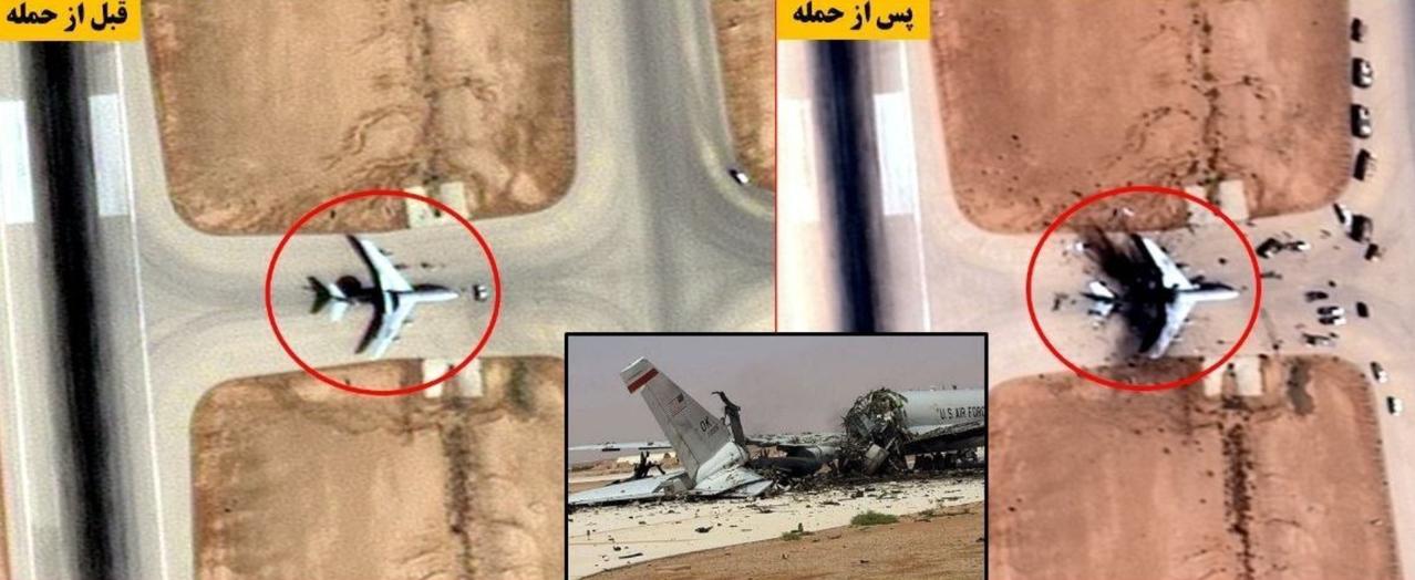 这居然不是导弹击中的，而是无人机击中的，可见美军基地的防空，已经不存在了。仔