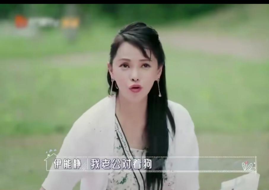 大老公10岁的老婆伊能静说：“我老公对着狗都有耐心过我。”秦昊说，那是因为狗没