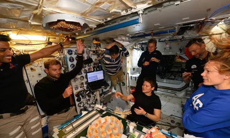 印媒称其“胡萝卜甜点”在太空美食派对上大放异彩，宇航员们对它们“爱不释手”。据