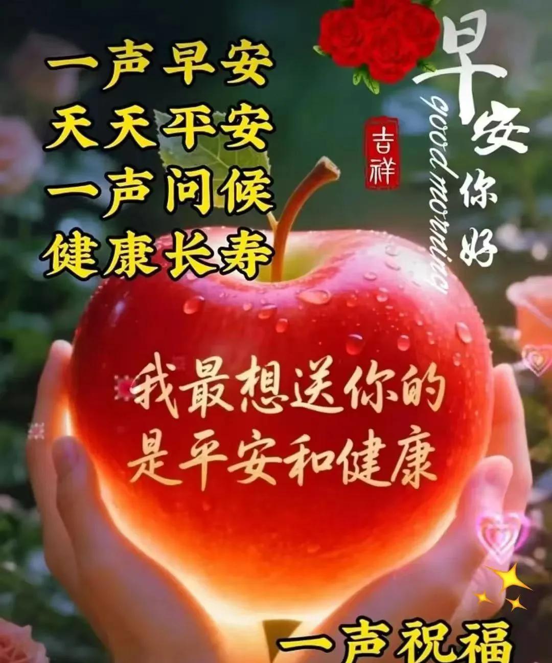 早上好家和万事兴和气生财和气生财福常至人顺年丰事业昌让健康陪你到老祝