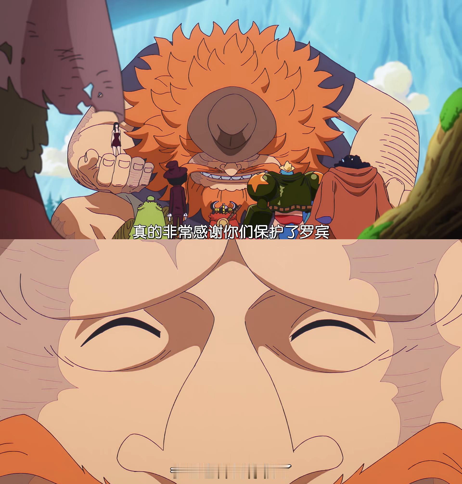 海贼王海贼王为了罗宾都在互相感谢对方