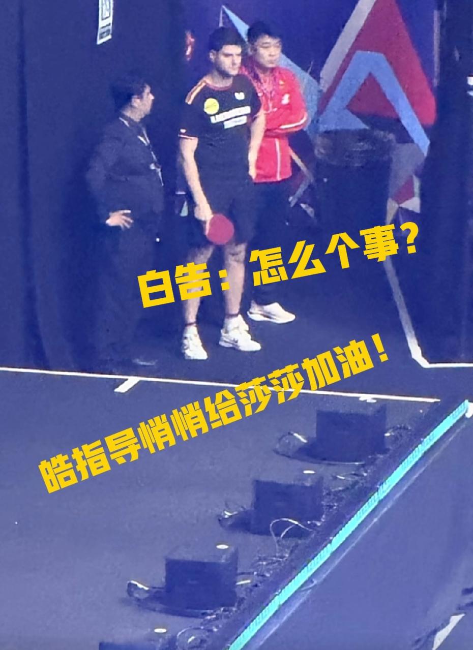 白告指导：让我看看怎么个情况？莎莎：不白来，都不白来，惊险刺激！昨天没有男