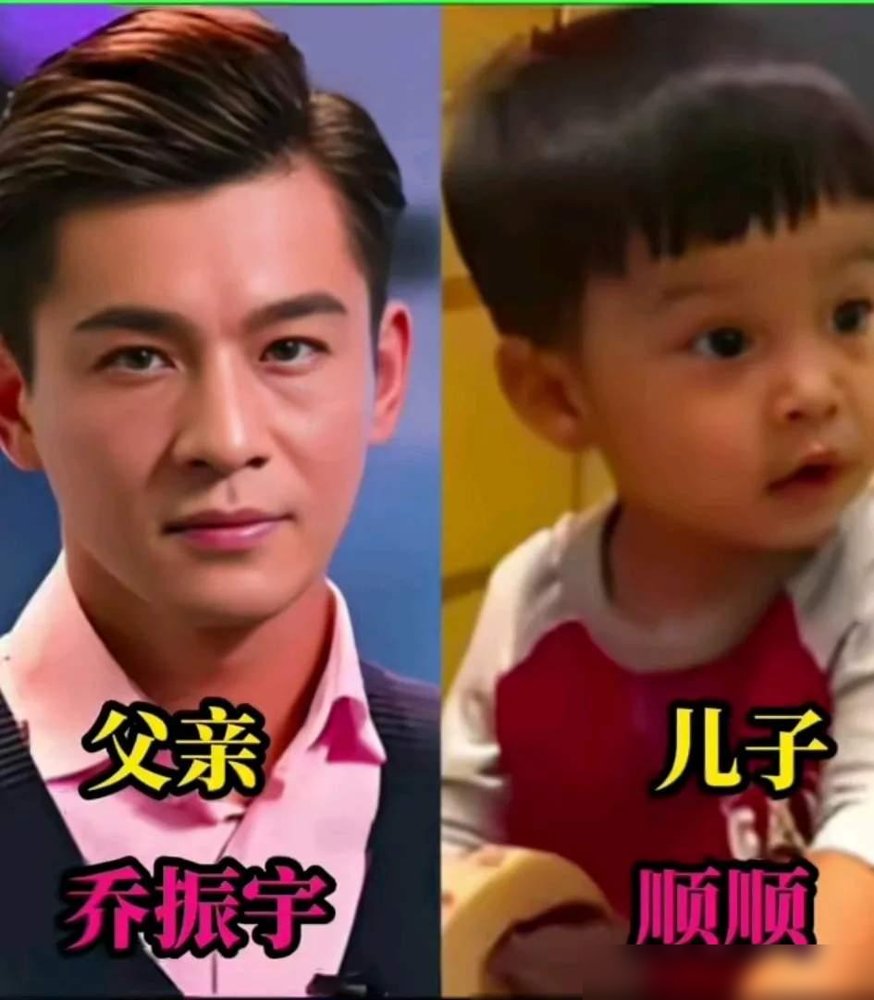 乔振宇儿子跟他共用一张脸，陈思诚儿子更绝。乔振宇在《美人余》里演吃绝户的丈夫，表面温柔，背地里算计李