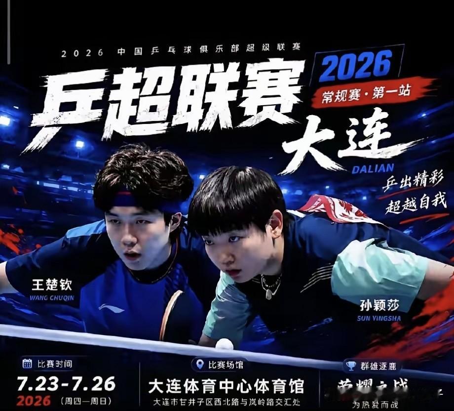 2026乒超联赛打响了，有几个不可思议的地方1️⃣孙颖莎没去山东魏桥，还在深圳