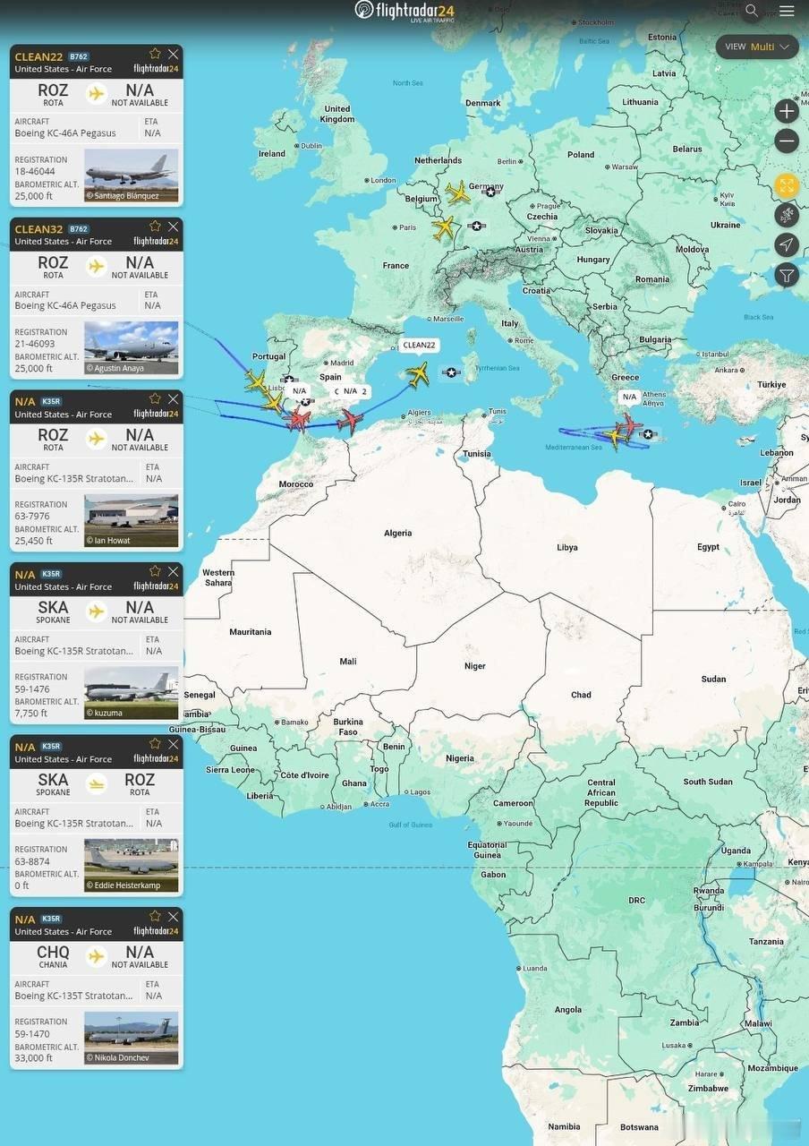 增兵，增兵，继续增兵，又有一队F-16战斗机从葡萄牙拉杰斯空军基地起飞，在K