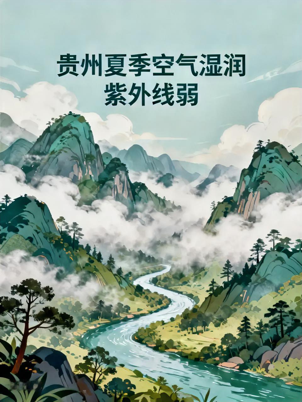 贵州和云南都有夏季避暑的好地方，但它们的气候确实有差异。在贵州的夏天，空气里总