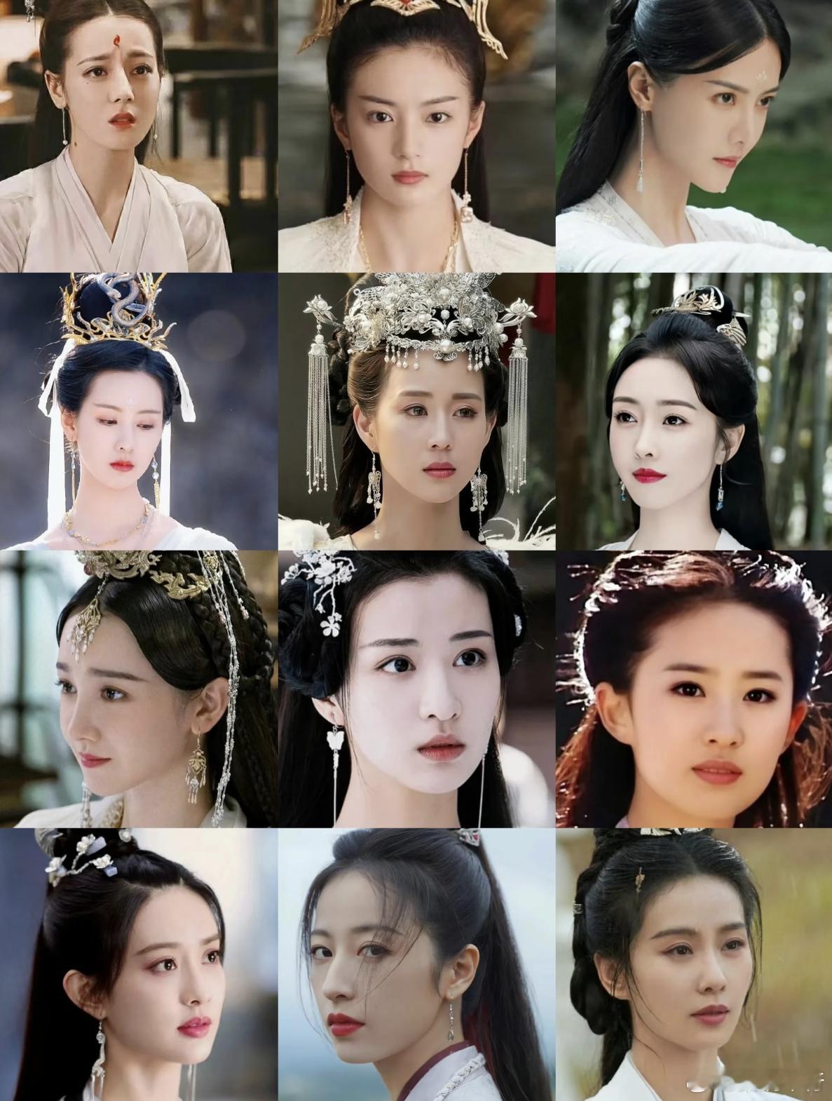 十二位白衣清冷古装女神，谁最惊艳？