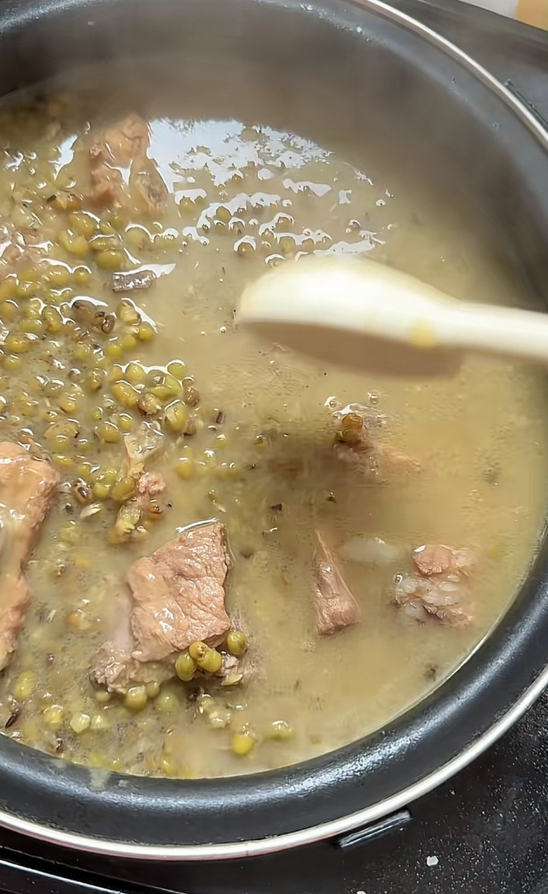 第一次知道还有排骨绿豆汤这种做法