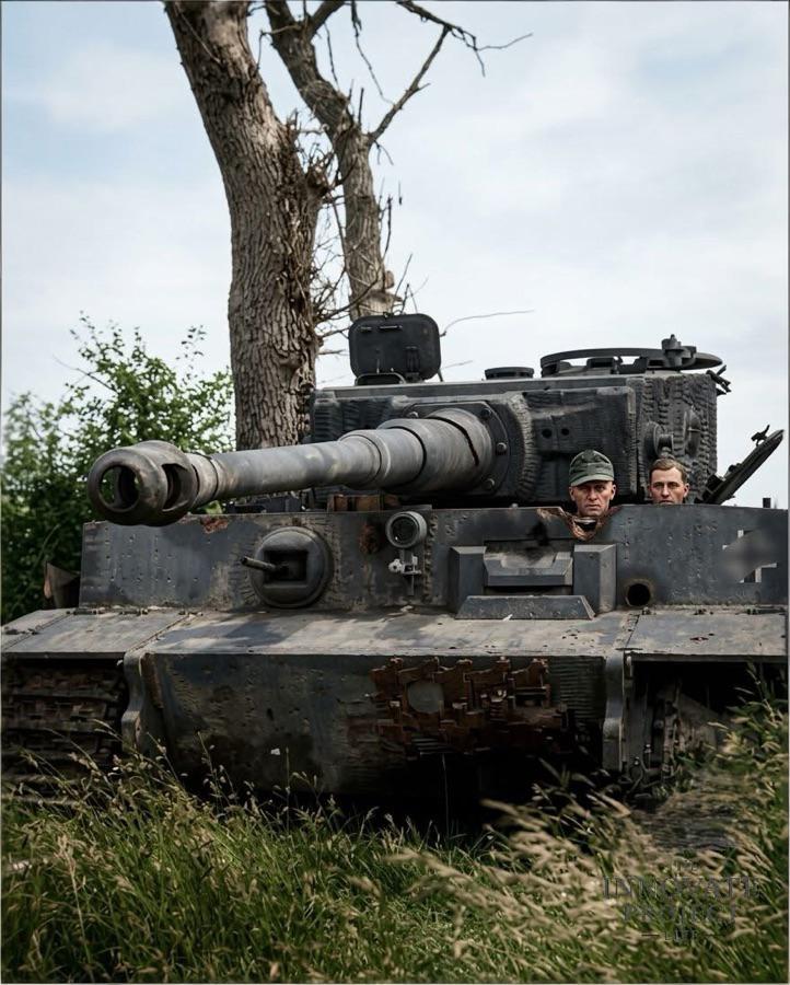 1944年8月，法国诺曼底，德军重装甲营士兵正在作战！大家看出来他们装备的坦