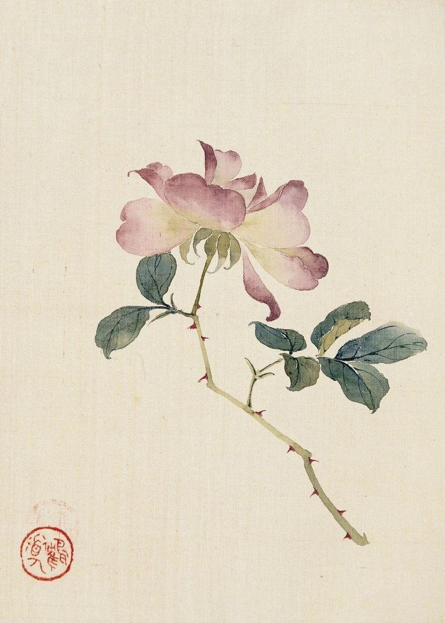 🌹书摘|目前贫富非为准，久后穷通未可知。摘自《醒世恒言·卷一》🌹赏画|李鹤