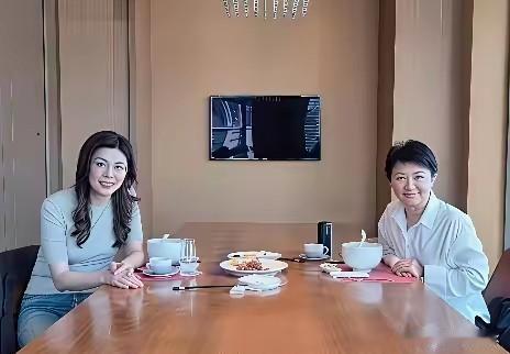 5月7日，郑丽文拜见卢秀燕，谈军购和选举郑丽文专门跑去台中找卢秀燕吃牛肉面，