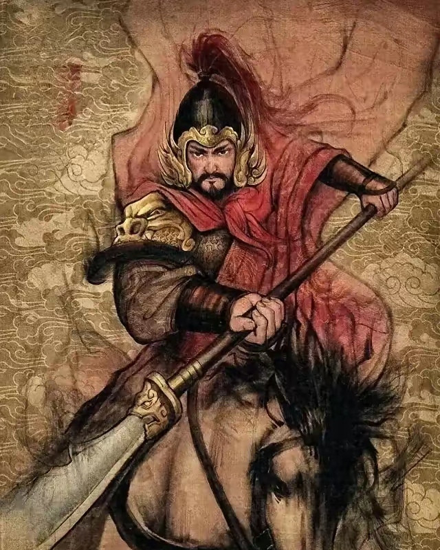 刘綎，明万历十五年武状元，晚明第一猛将，使一把一百二十斤镔铁刀，绰号“刘大刀”。萨尔浒之战，在赫图阿