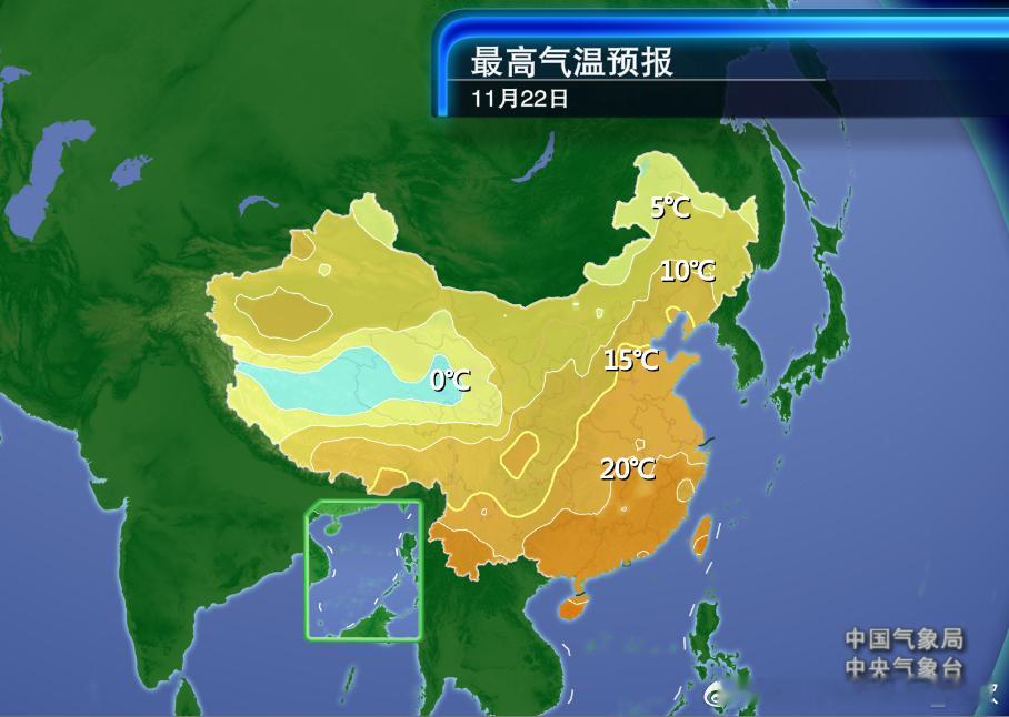 【气温波动冷空气排队造访】未来2天，中东部地区白天最高气温，处于偏高状态，最高
