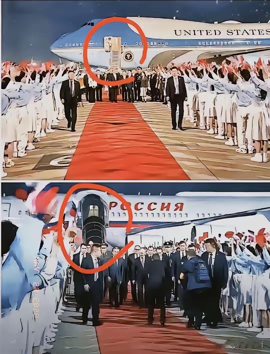 其实，从美国总统以往出访的情况看，他们的旋梯一般都是自己带过来的，这也是显示他们