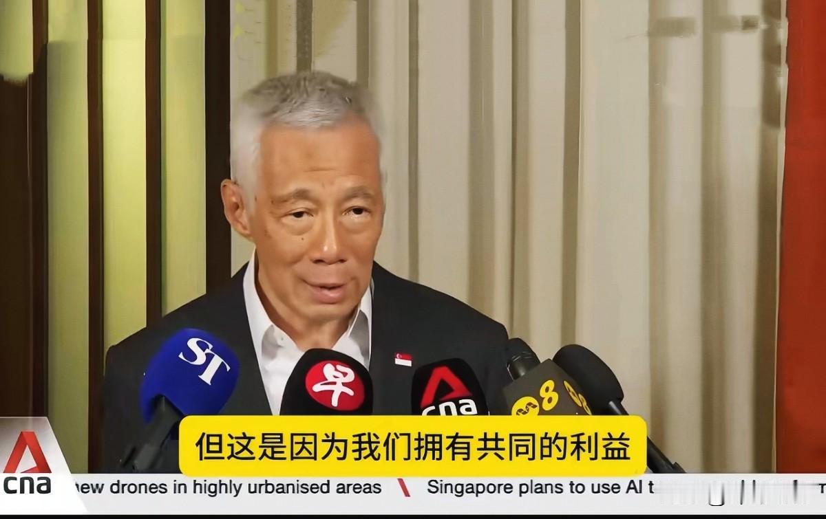 李显龙访华结束后不久，在国会讲了一段很直白的话：新加坡是主权完全独立的国家，跟中