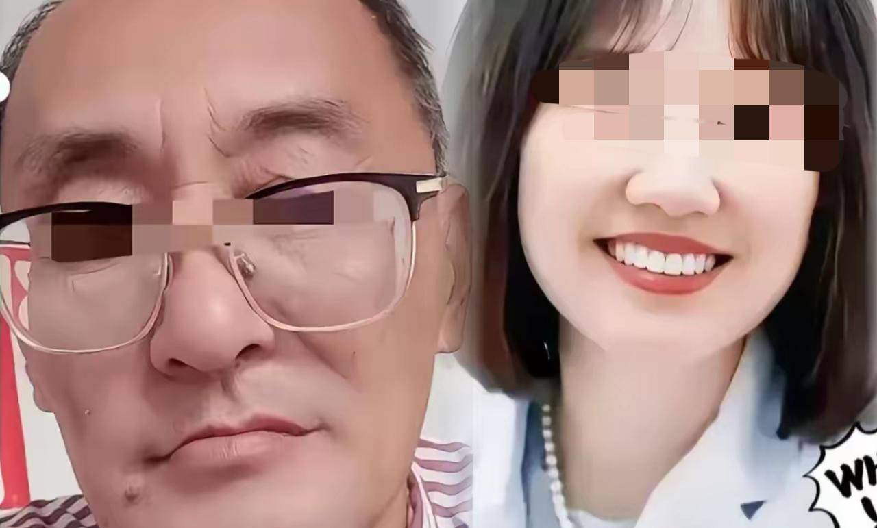 事件发酵后女方的老公也被找出来看上去年纪有点大夫妻相也没有男方是否有家庭