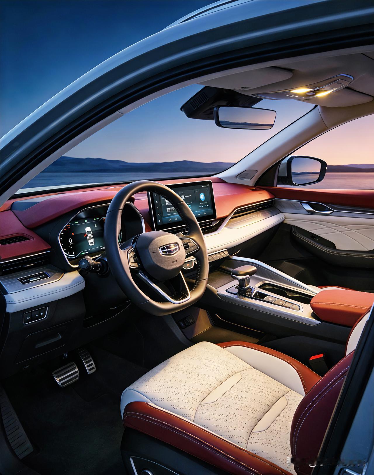 首先性价比是真的能打！10万级的帝豪，标配车身稳定控制和皮质座椅；15万的星越L