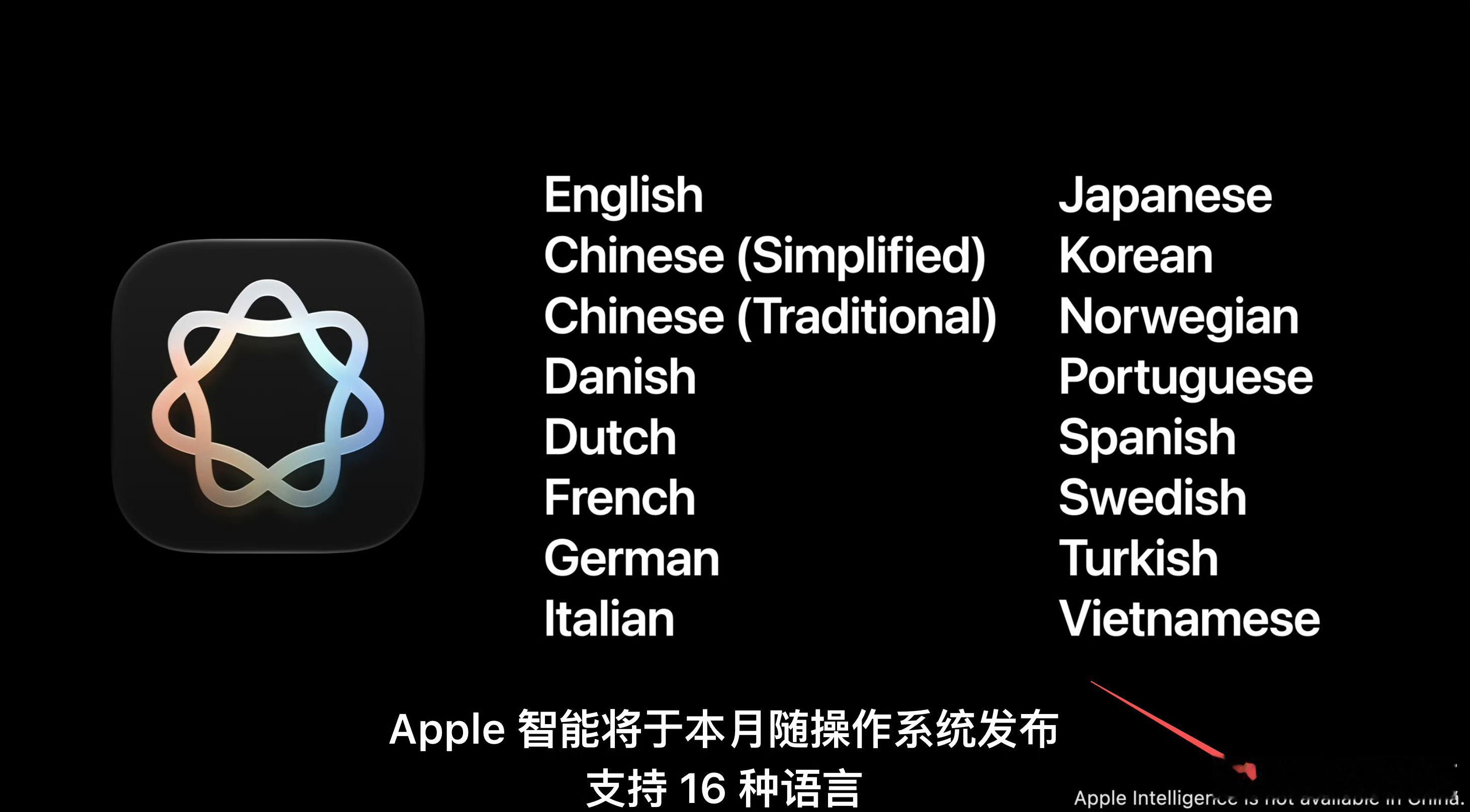 散了散了，SiriAI首发支持依然没有中国！[捂脸哭]苹果发布会苹果发布会有何亮