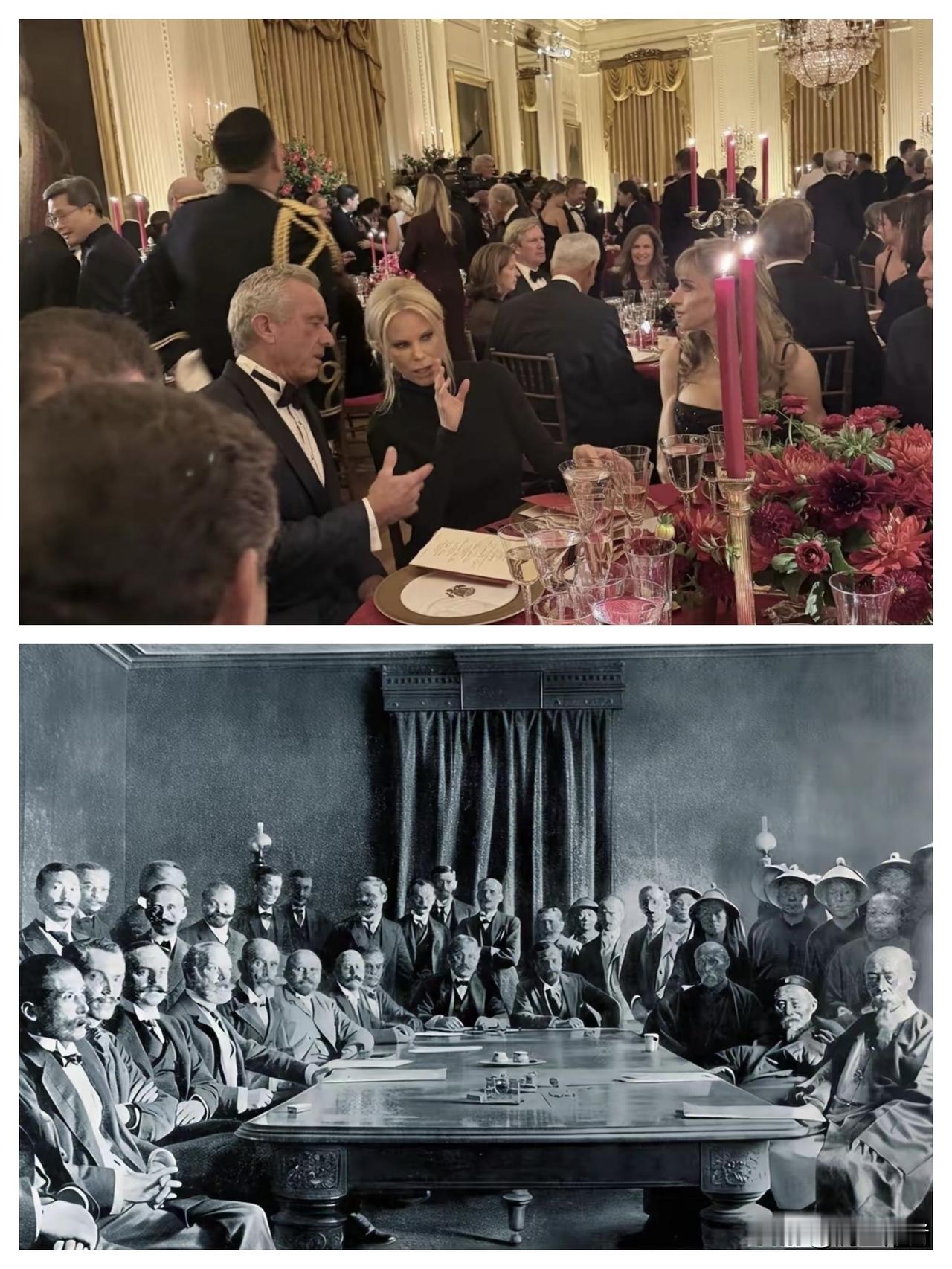 当你贫穷时把你摆上餐桌，当你强大时邀你共进晚餐。这就是列强的本性，百十年来