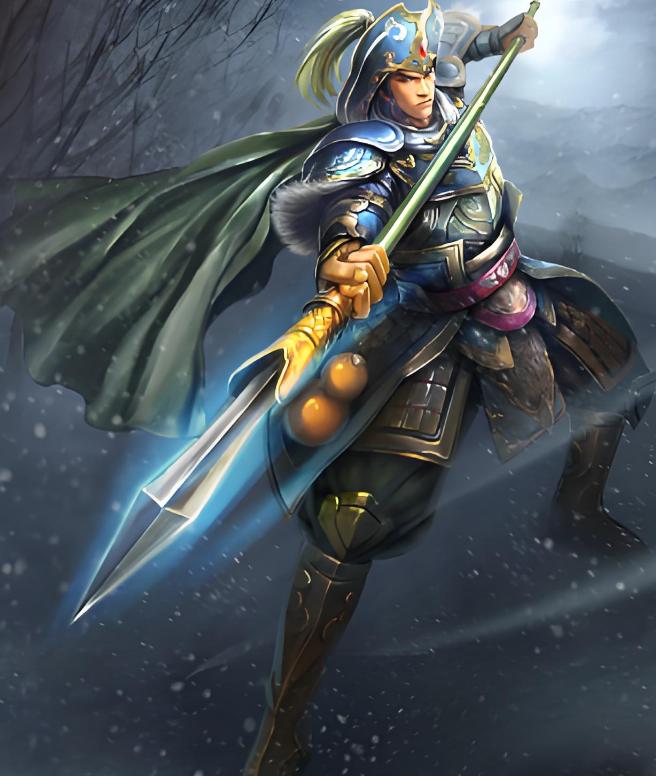 林冲拜师后，周侗想传授他方天画戟，林冲嫌不够灵活；周侗想传授他五虎断门枪，林冲嫌