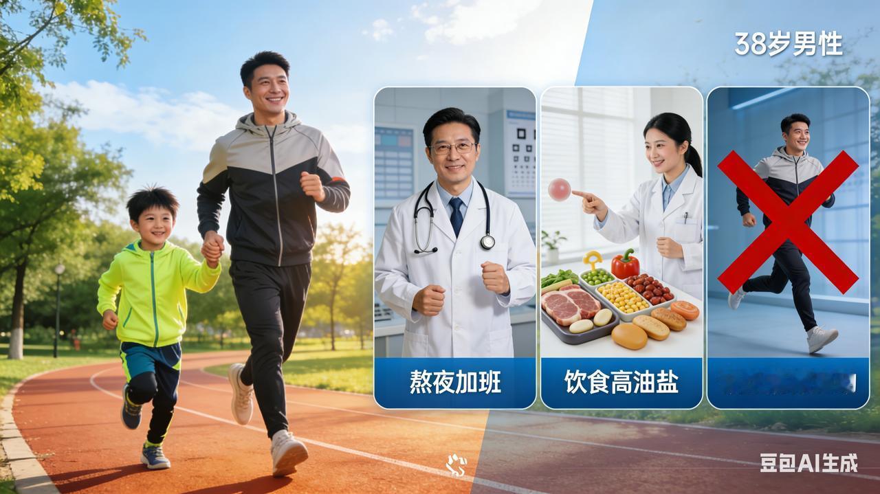 38岁宝爸带娃运动突发心梗！医生：这些习惯是导火索杭州两位38岁男子带娃运动