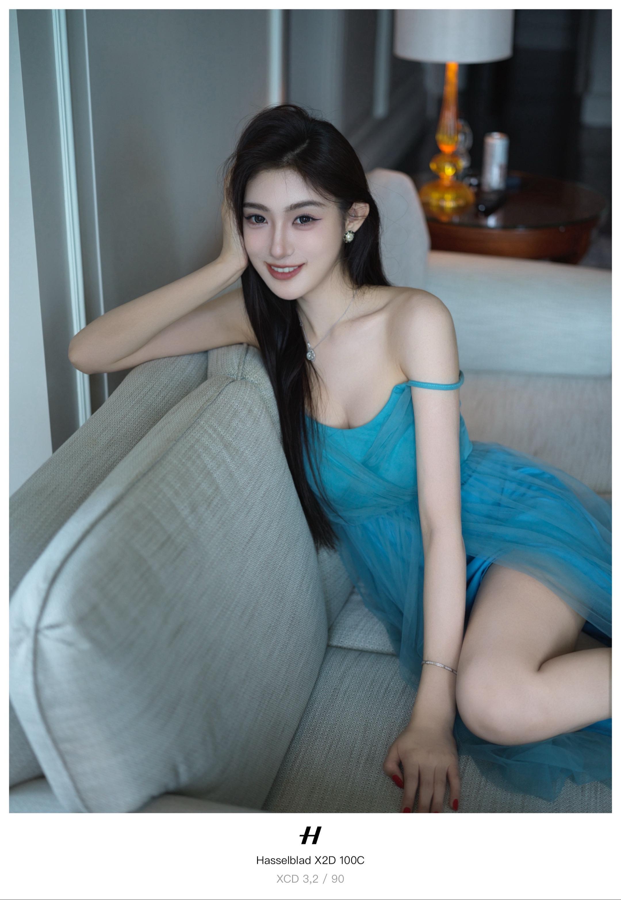 车模 美女 哈苏