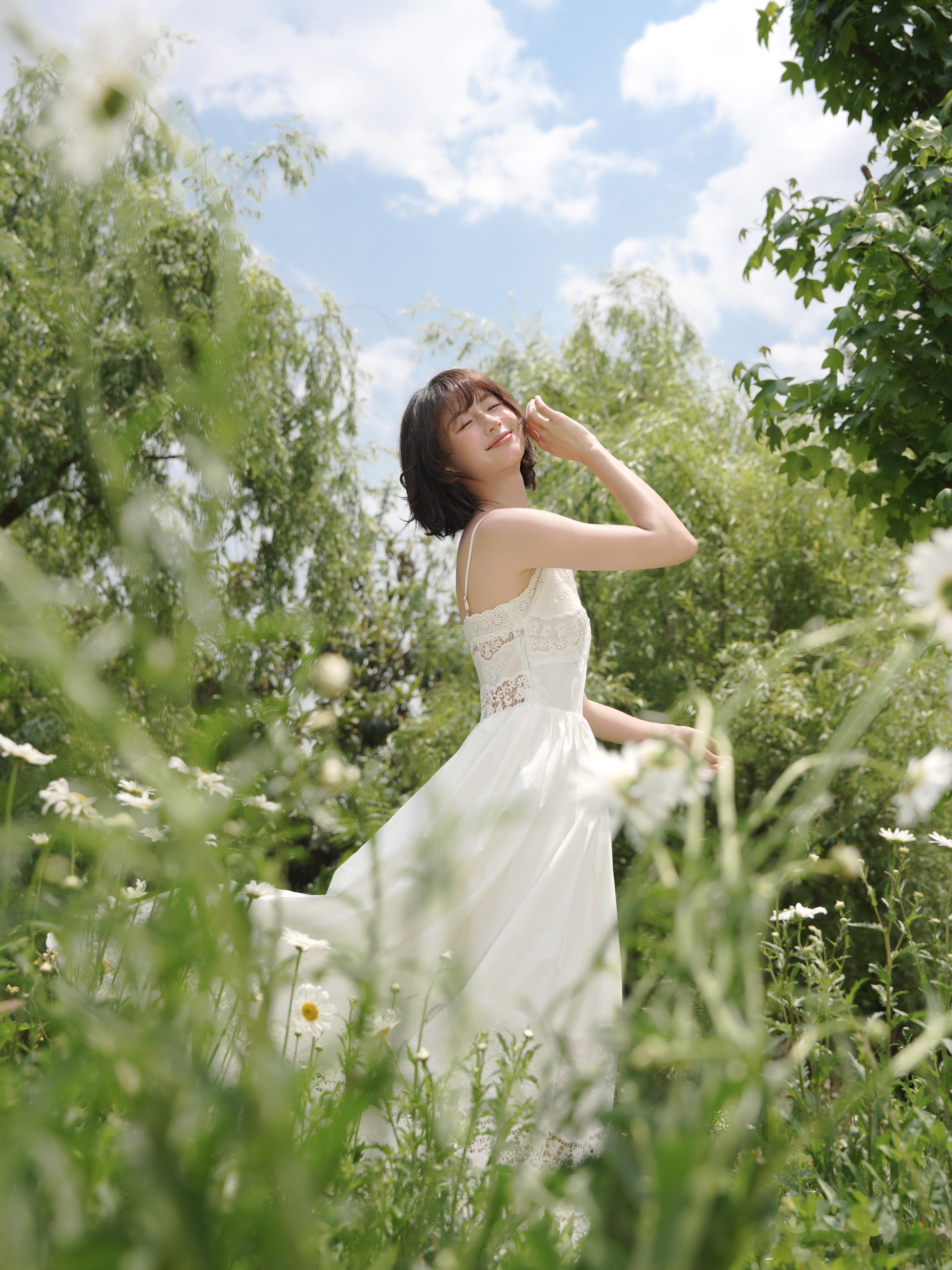 在微风拂过的初夏雏菊海～治愈系心相印摄影​​​
