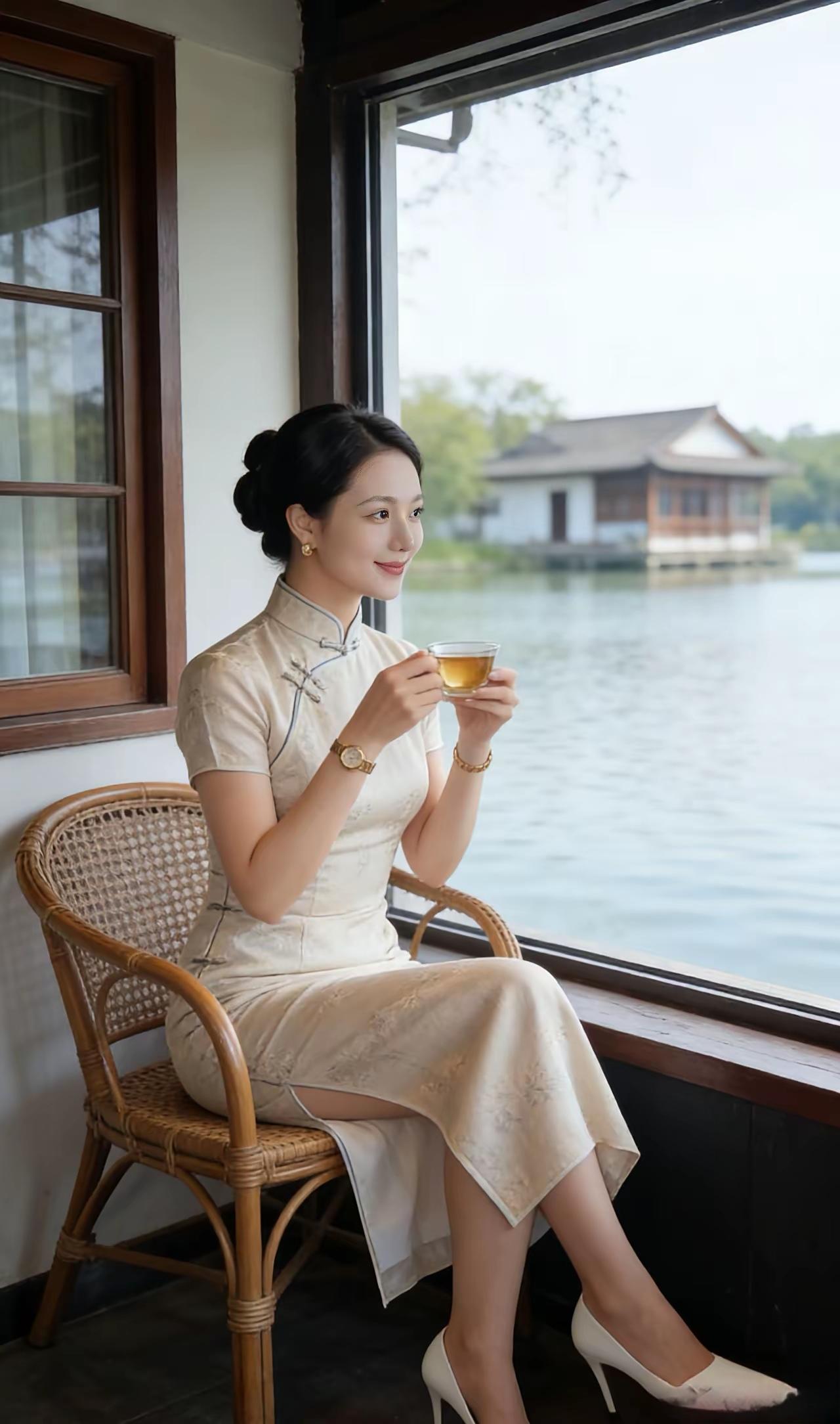 优雅下午茶时光，静享湖畔美景