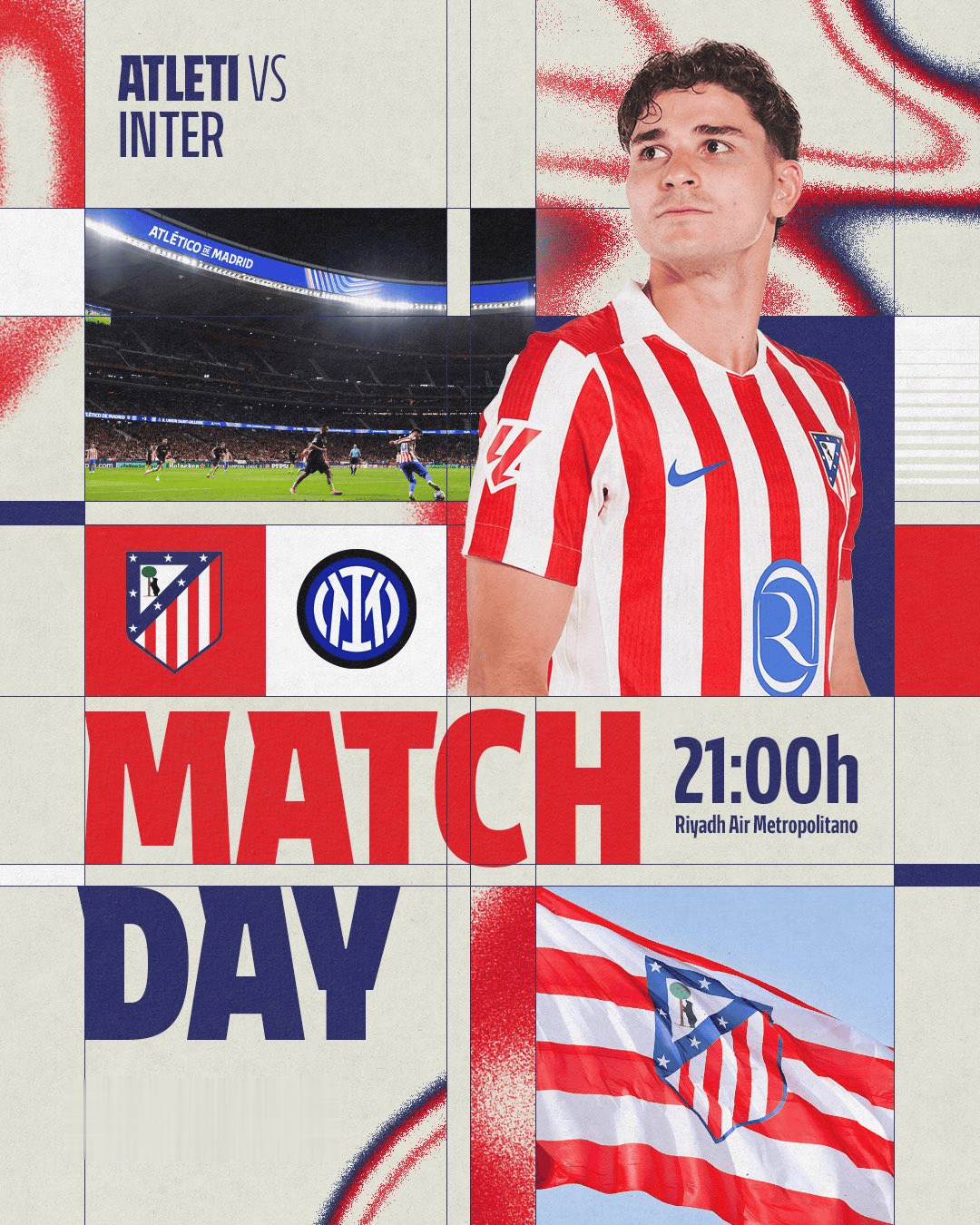 马竞战国米大名单: 略伦特、奥布拉克、勒诺尔芒伤停