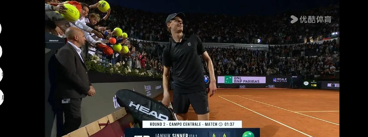 2-0！药王归来！ATP的比赛以后不用看了，冠军都是辛纳的！回归首场比赛，6-