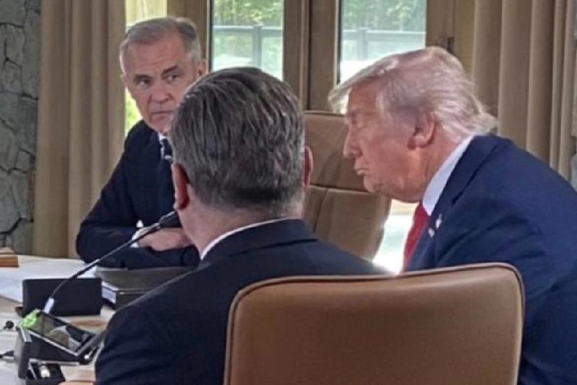 昨晚，特朗普发推文威胁加拿大总理卡尼，称加方若与中国达成贸易协议，将对所有加拿大